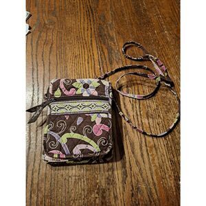 Vera Bradley Small Crossbody Bag Floral Quilted Purse READ Upcycle Project